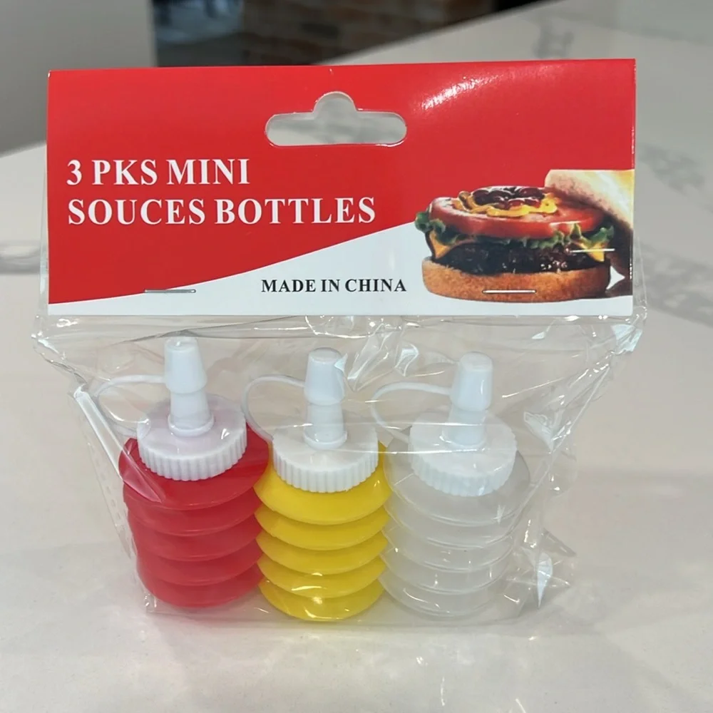 3PKS Mini Souces Bottles.